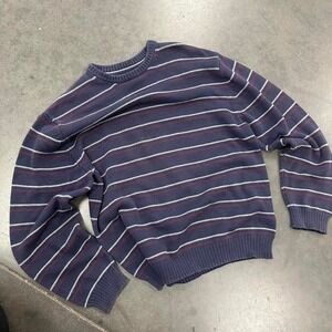 Indie Style Navy blue striped sweater